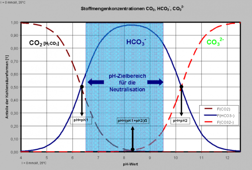 Gleichgewichte der CO2 Neutralisation