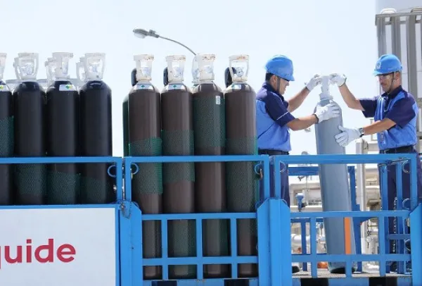 Transport von Gasflaschen 